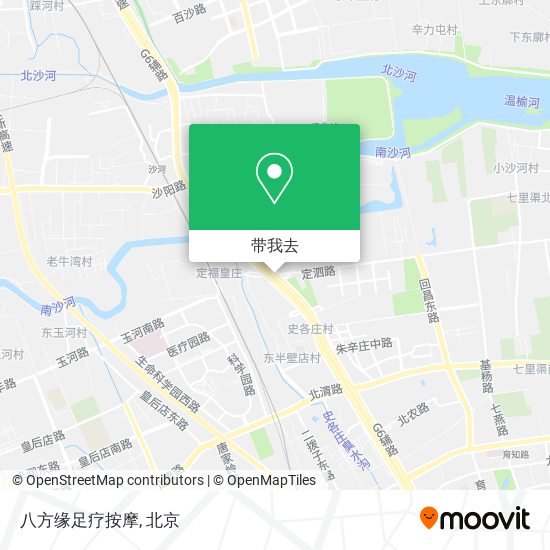 八方缘足疗按摩地图