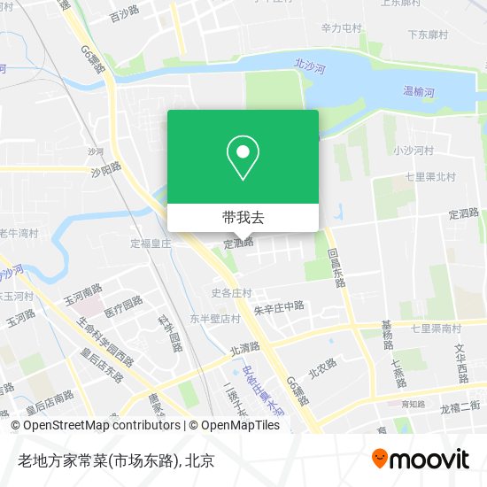 老地方家常菜(市场东路)地图