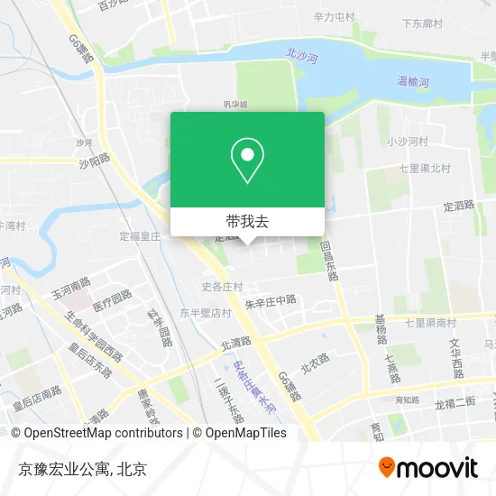 京豫宏业公寓地图
