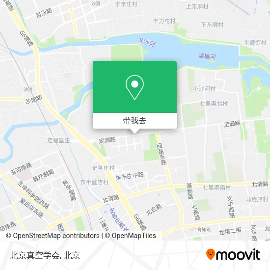 北京真空学会地图