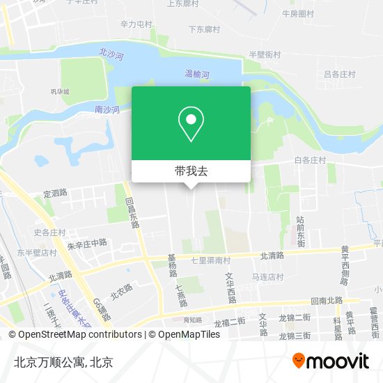 北京万顺公寓地图