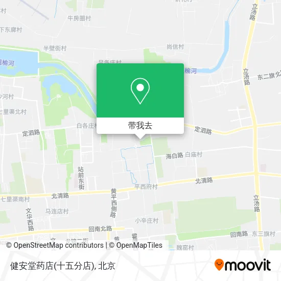 健安堂药店(十五分店)地图