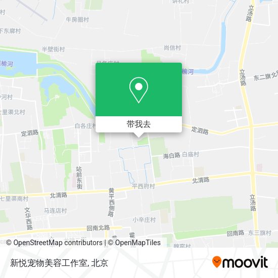 新悦宠物美容工作室地图