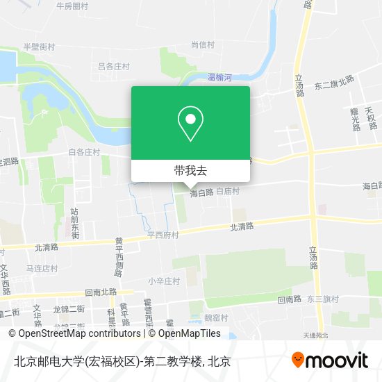 北京邮电大学(宏福校区)-第二教学楼地图