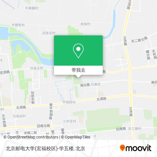 北京邮电大学(宏福校区)-学五楼地图