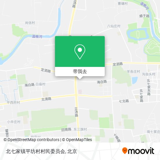 北七家镇平坊村村民委员会地图