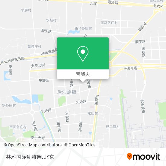 芬雅国际幼稚园地图