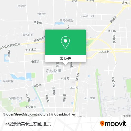 华冠景怡美食生态园地图