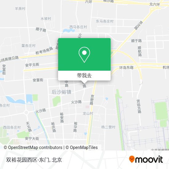双裕花园西区-东门地图