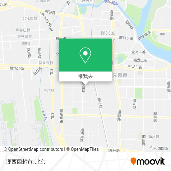 澜西园超市地图