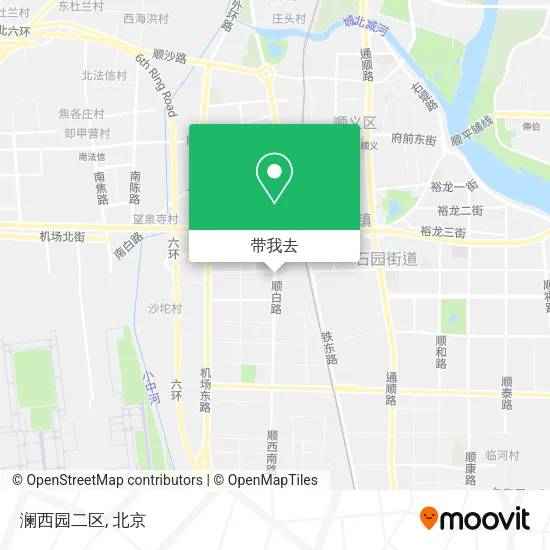 澜西园二区地图