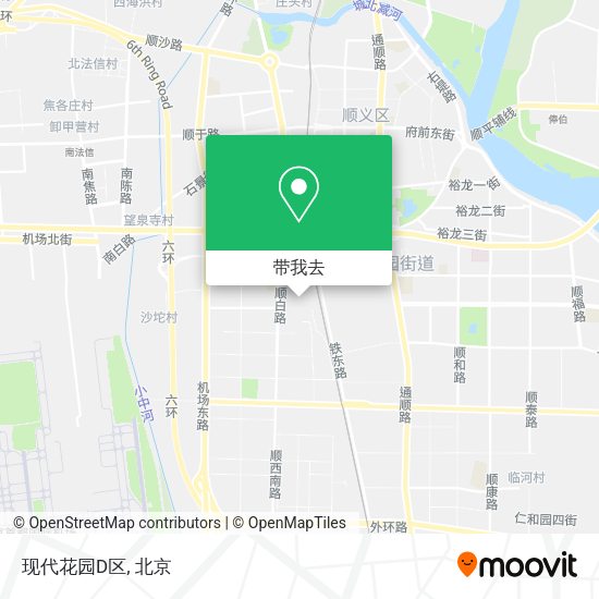 现代花园D区地图