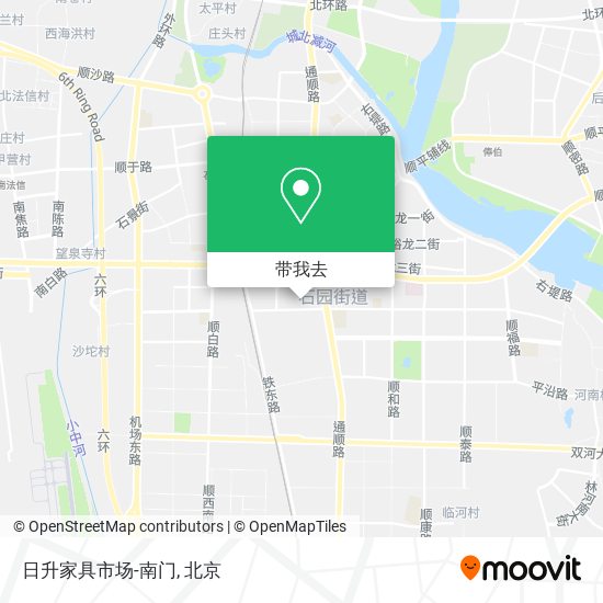 日升家具市场-南门地图