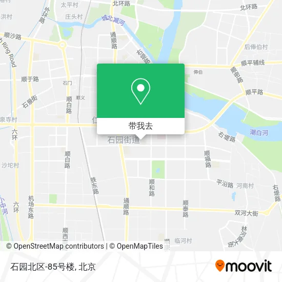 石园北区-85号楼地图