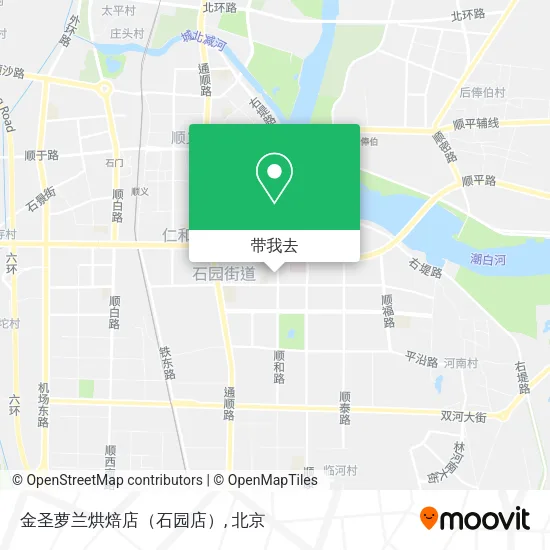 金圣萝兰烘焙店（石园店）地图