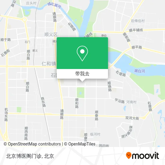 北京博医阁门诊地图