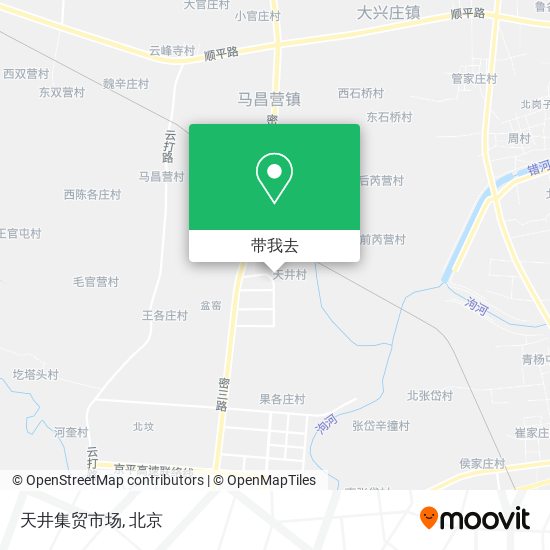 天井集贸市场地图
