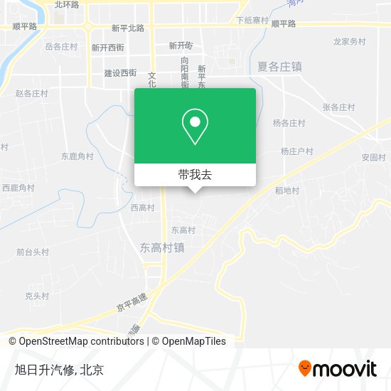 旭日升汽修地图