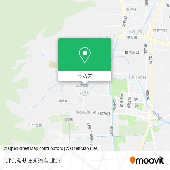 北京蓝梦庄园酒店地图