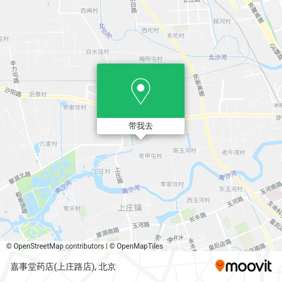 嘉事堂药店(上庄路店)地图
