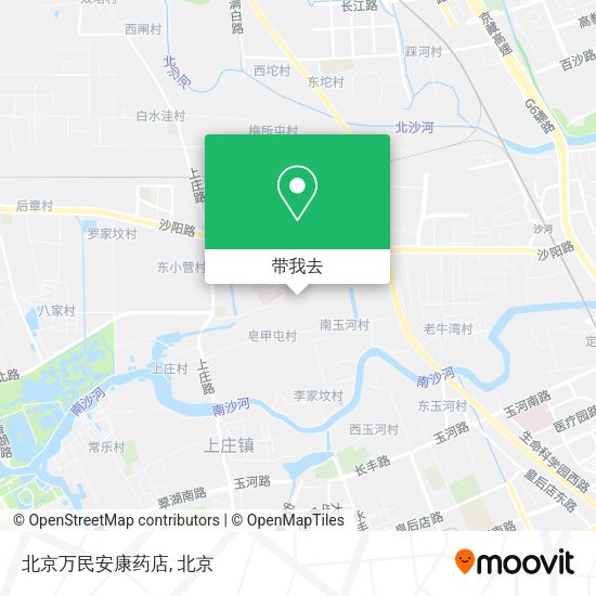 北京万民安康药店地图