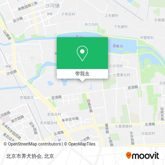 北京市养犬协会地图