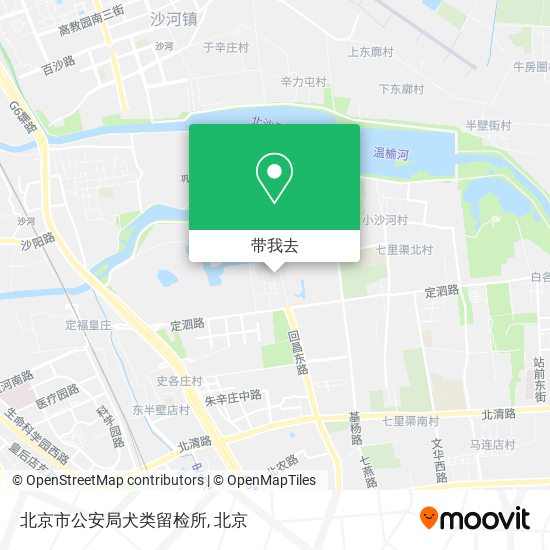 北京市公安局犬类留检所地图