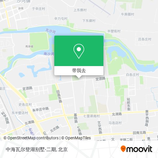 中海瓦尔登湖别墅-二期地图