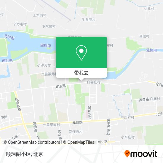 顺玮阁小区地图