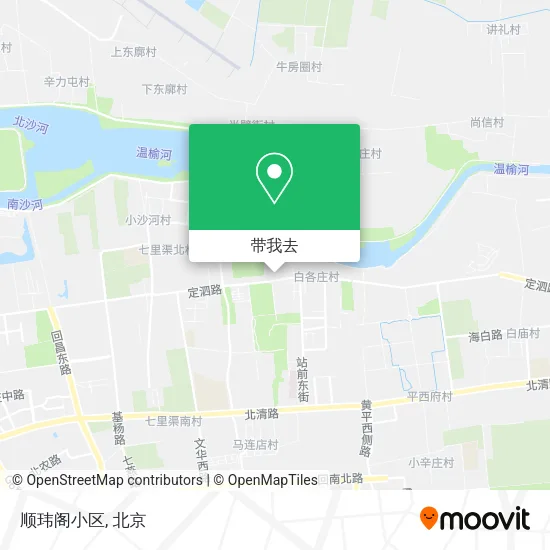 顺玮阁小区地图