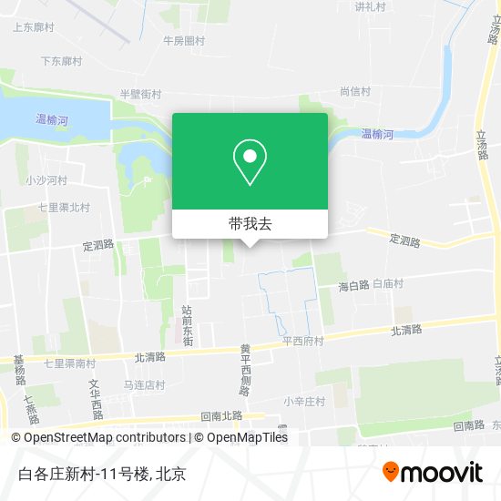 白各庄新村-11号楼地图