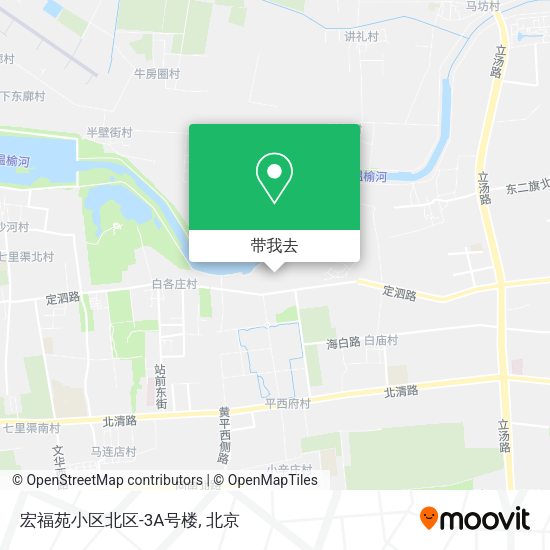 宏福苑小区北区-3A号楼地图