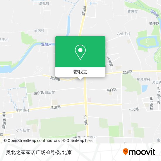 奥北之家家居广场-8号楼地图