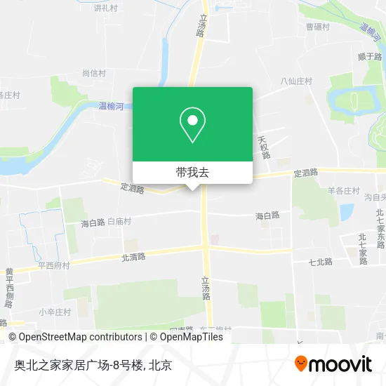 奥北之家家居广场-8号楼地图