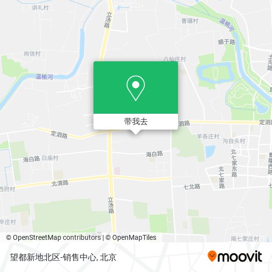 望都新地北区-销售中心地图