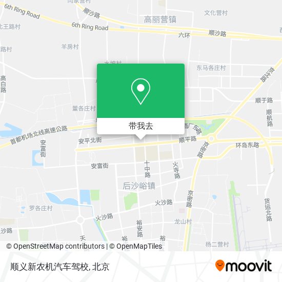 顺义新农机汽车驾校地图