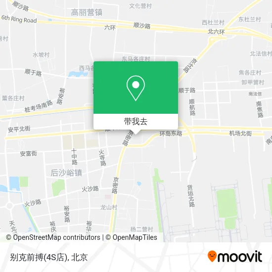 别克前搏(4S店)地图
