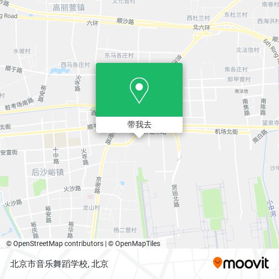 北京市音乐舞蹈学校地图