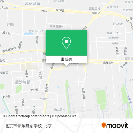 北京市音乐舞蹈学校地图