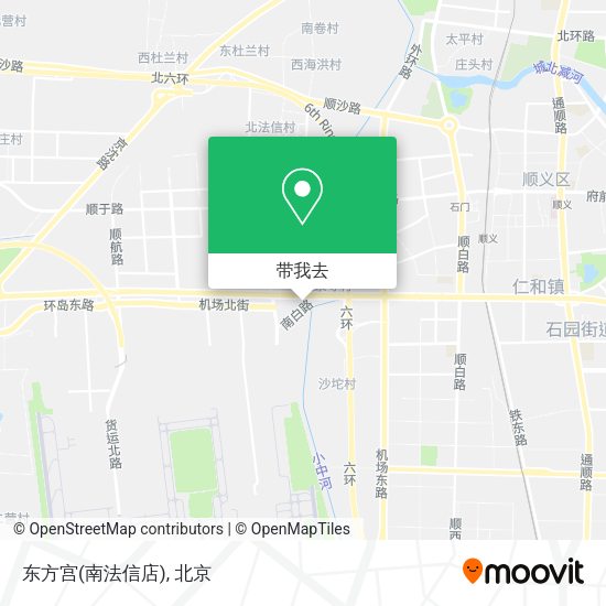 东方宫(南法信店)地图