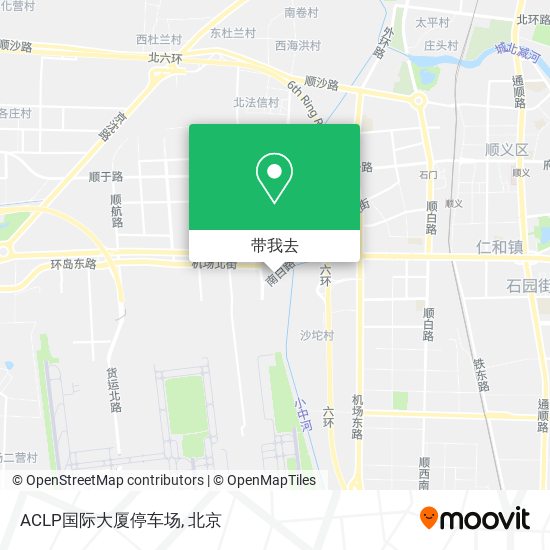 ACLP国际大厦停车场地图