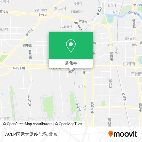 ACLP国际大厦停车场地图