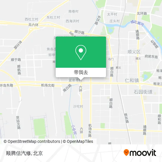 顺腾信汽修地图