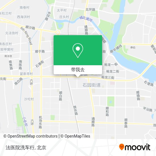 法医院洗车行地图
