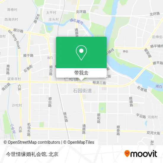 今世情缘婚礼会馆地图