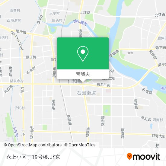 仓上小区丁19号楼地图