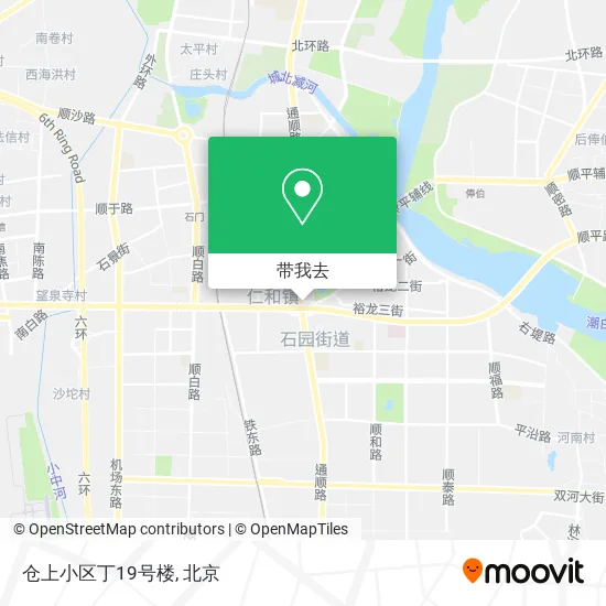 仓上小区丁19号楼地图