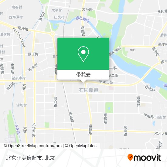 北京旺美廉超市地图