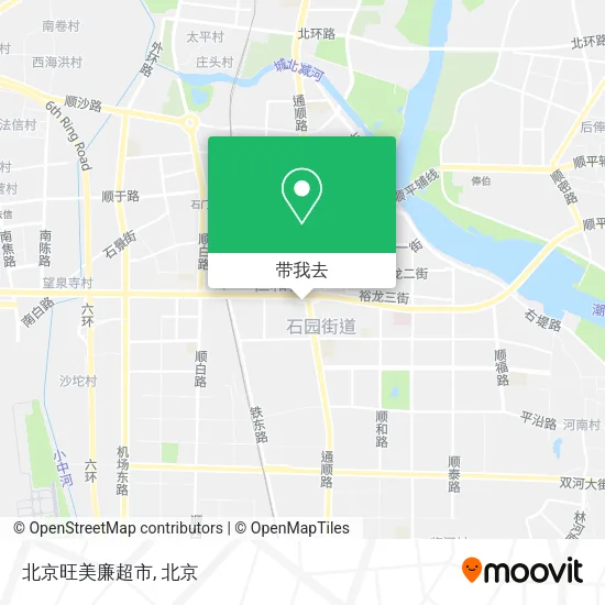 北京旺美廉超市地图