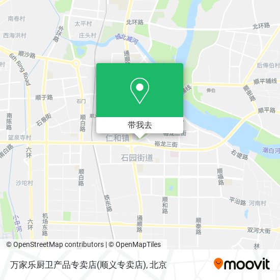 万家乐厨卫产品专卖店(顺义专卖店)地图